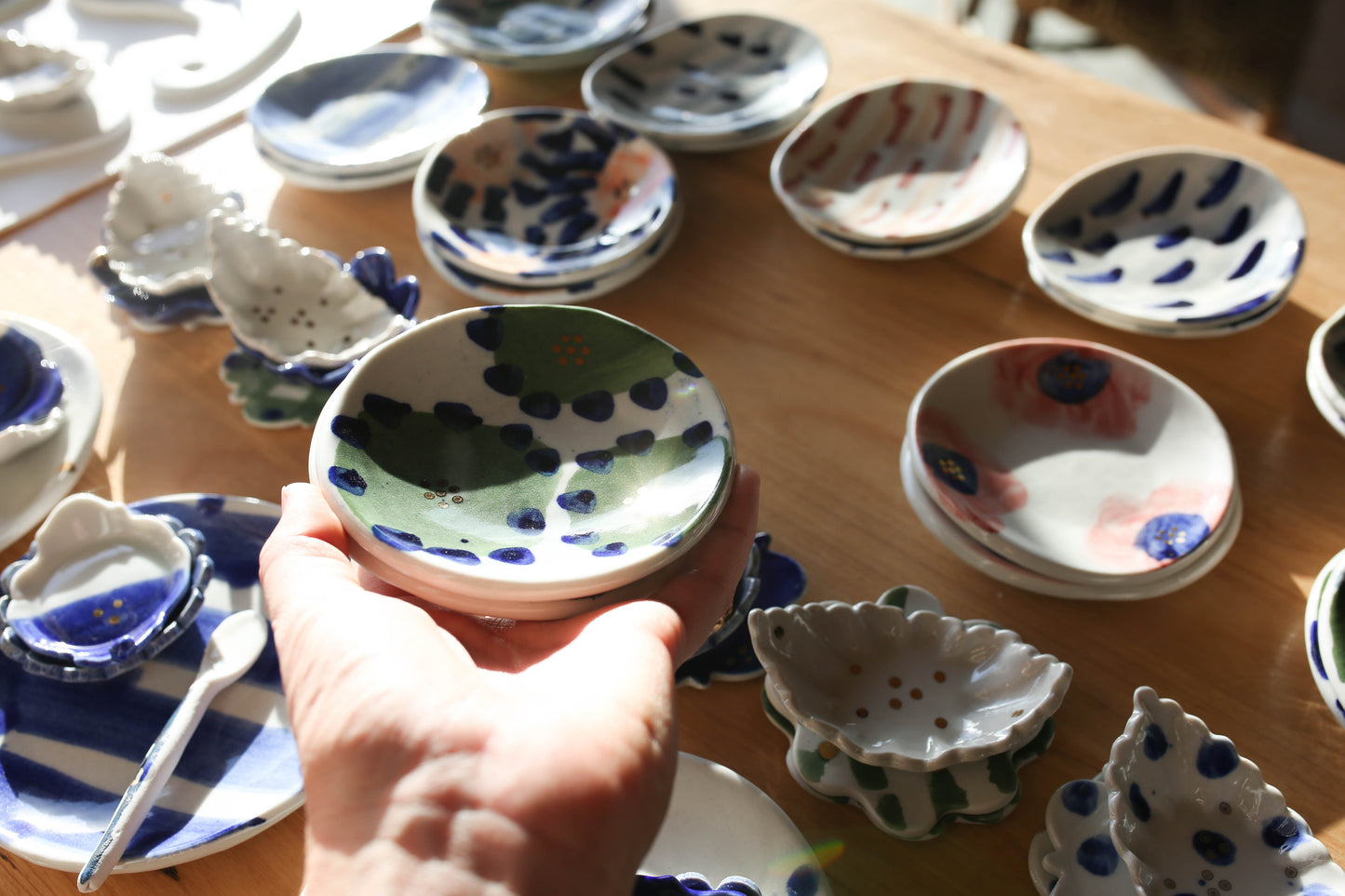 Porcelain mini dish set