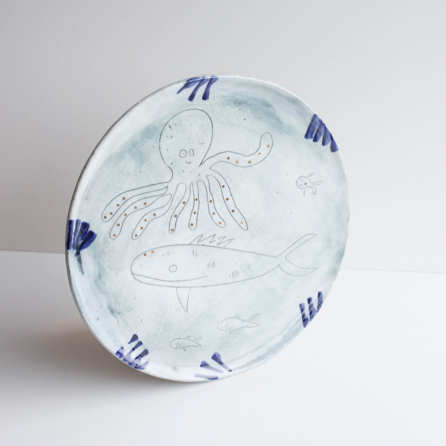 Olly the Octopus and Fiona the Fish | Animal Friends Plate