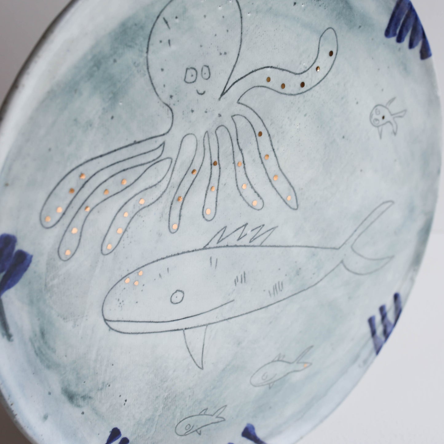 Olly the Octopus and Fiona the Fish | Animal Friends Plate