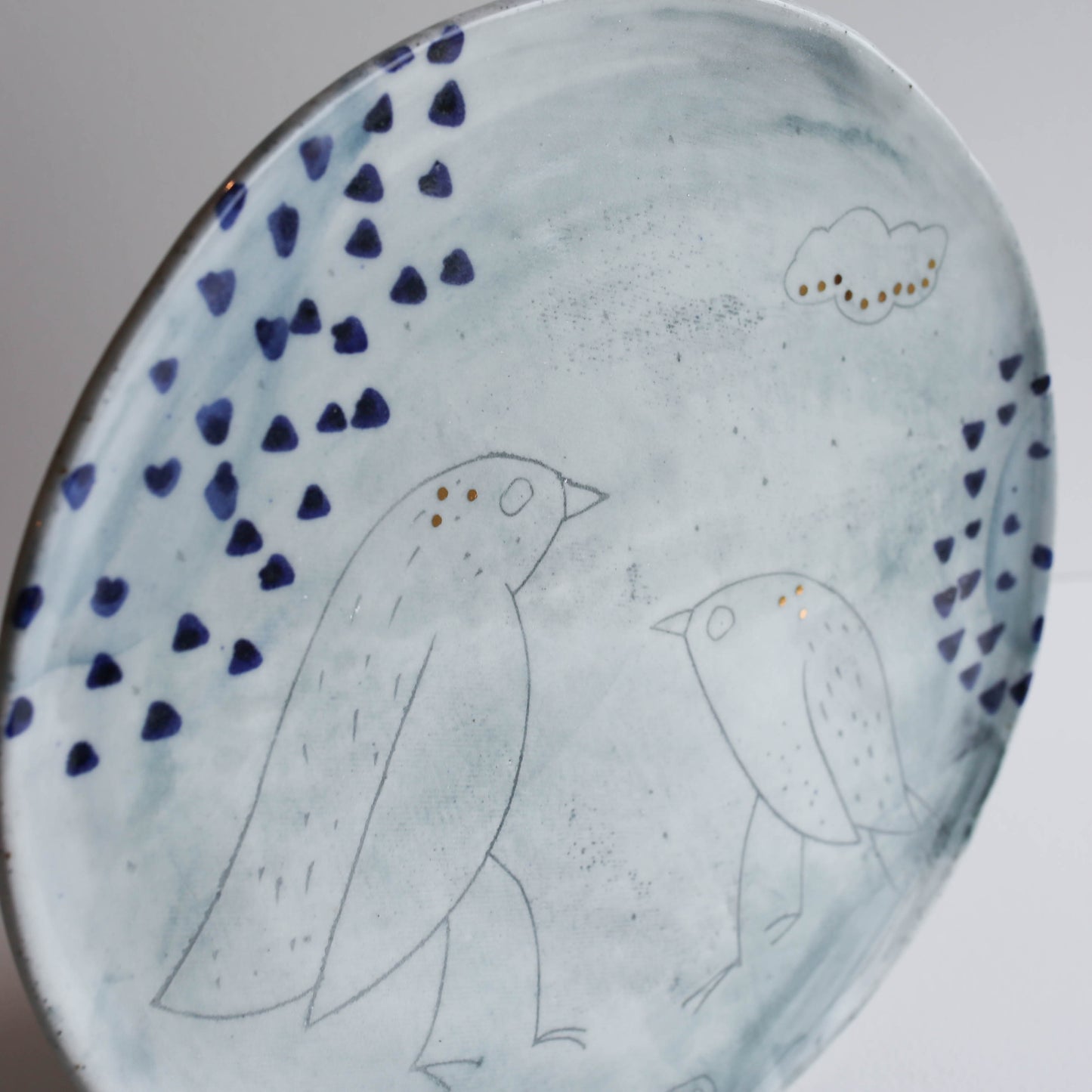 Bruce and Bella the bird | Animal Friends Plate