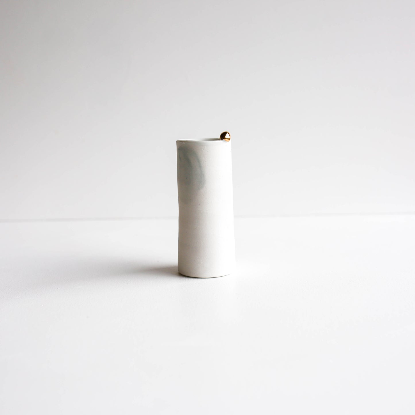 Pearl vase | Stoneware vase GOLD