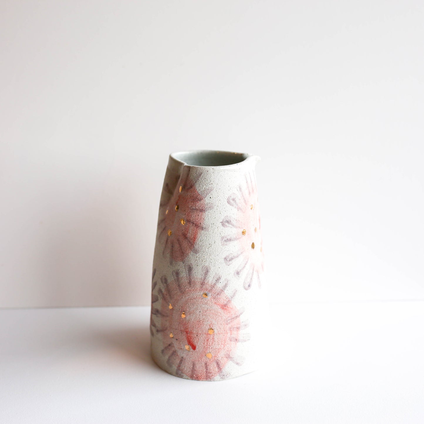 Jug/ Vase | Stoneware vase GOLD