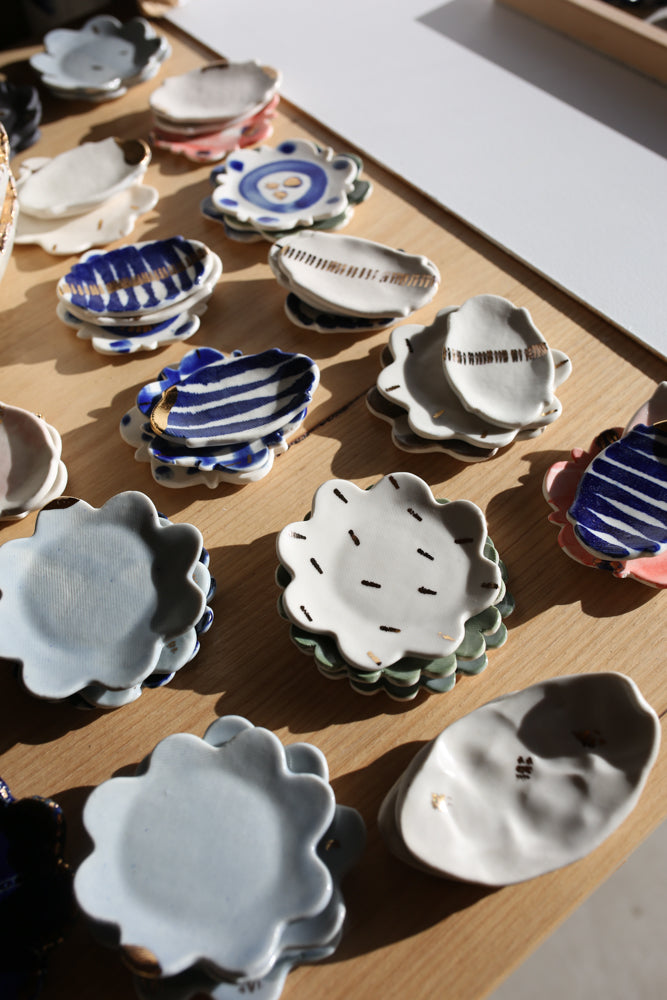Porcelain mini dish set