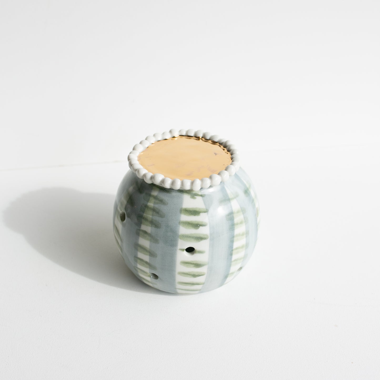 Platinum Moonlight | Ceramic Incense Holder
