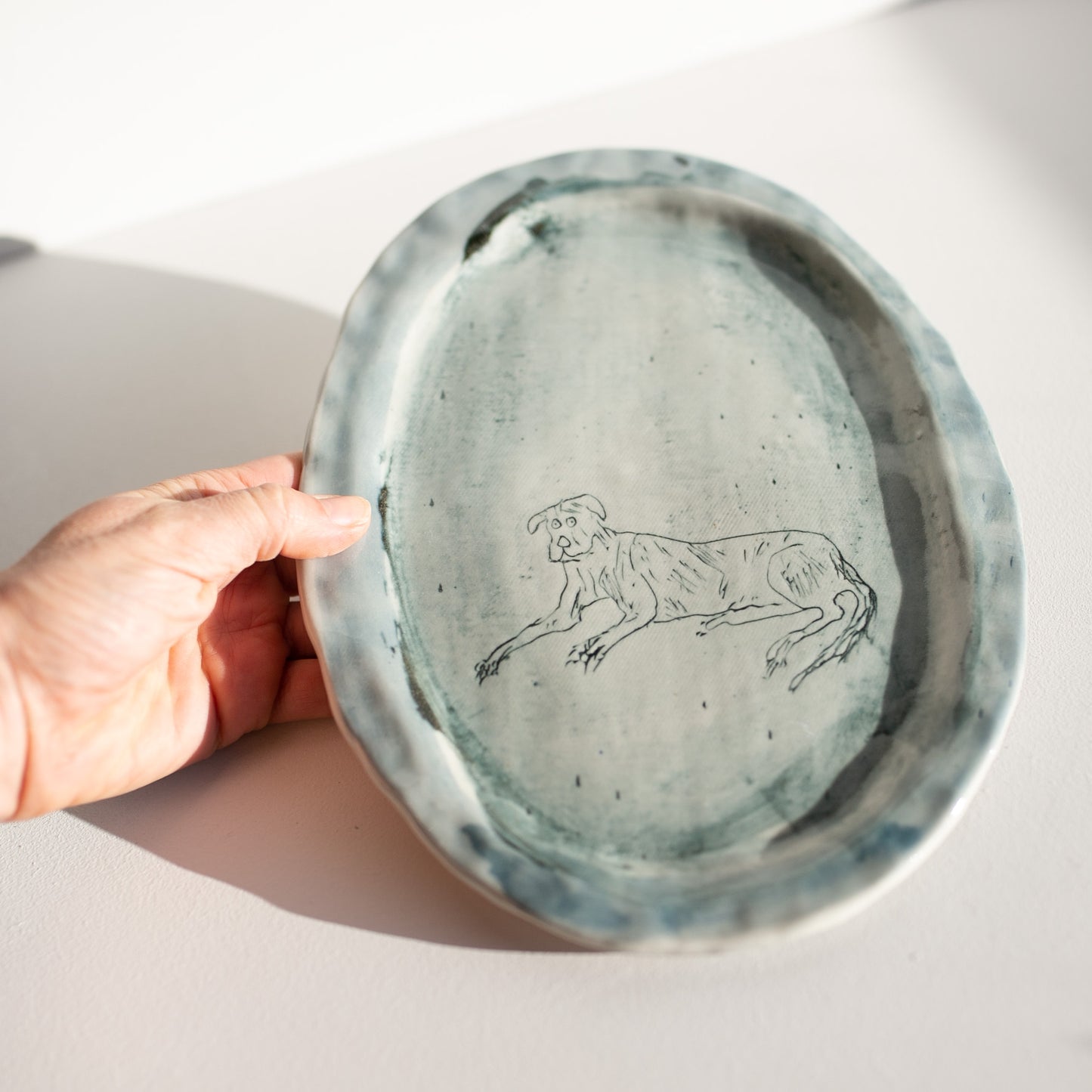 Otis dog | Animal Friends Plate