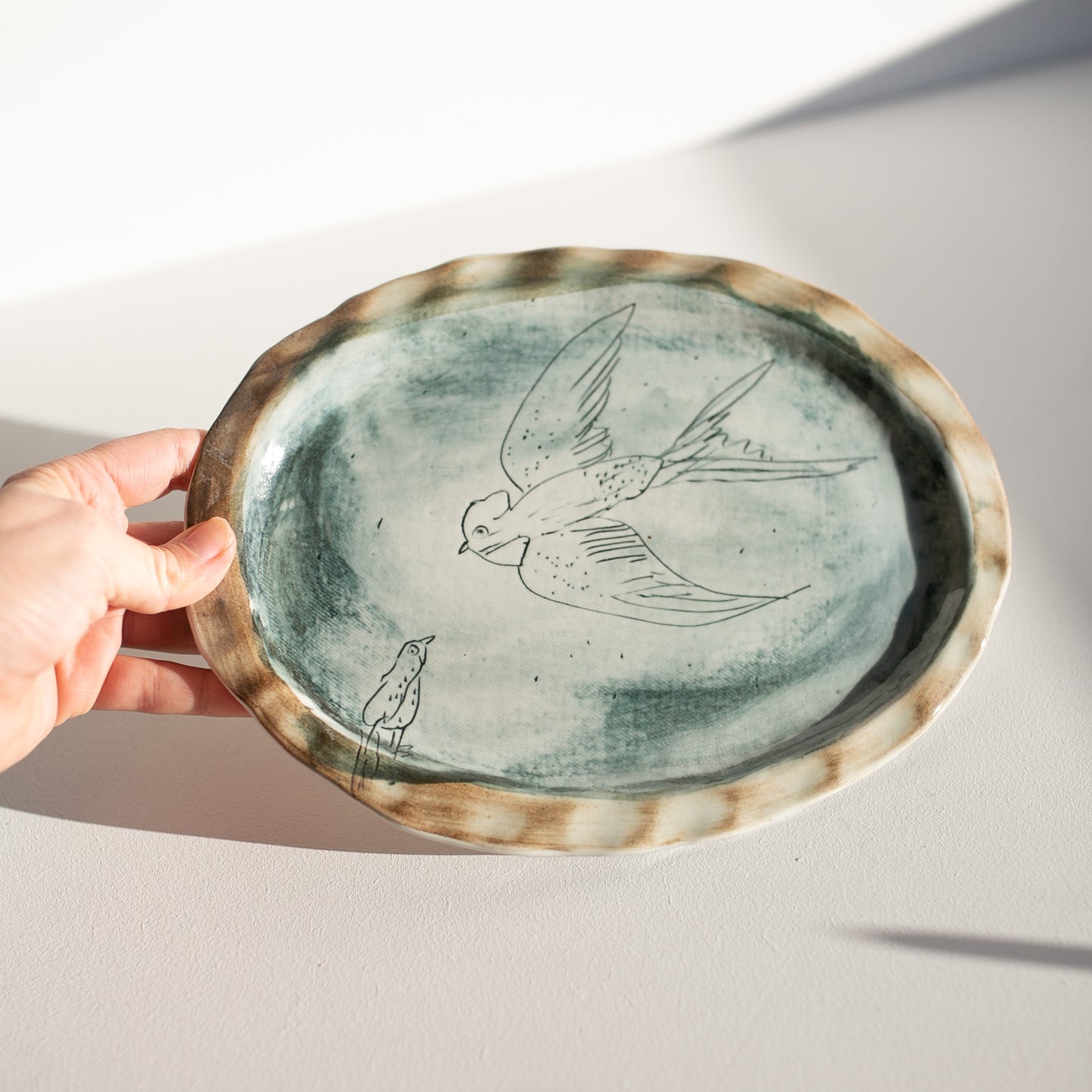 Sally swallow | Animal Friends Plate