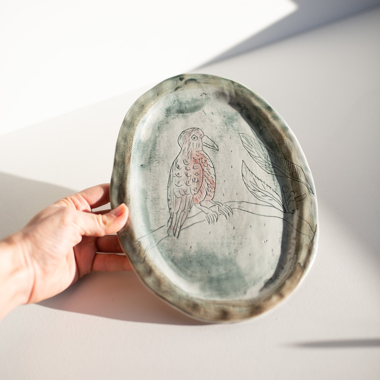 Patty the parrot | Animal Friends Plate