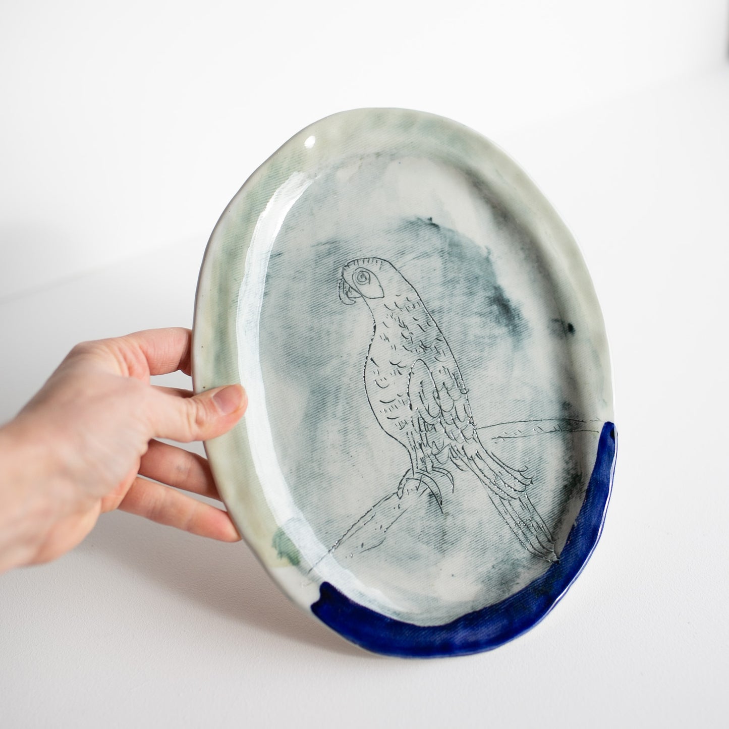 Louis the parrot | Animal Friends Plate