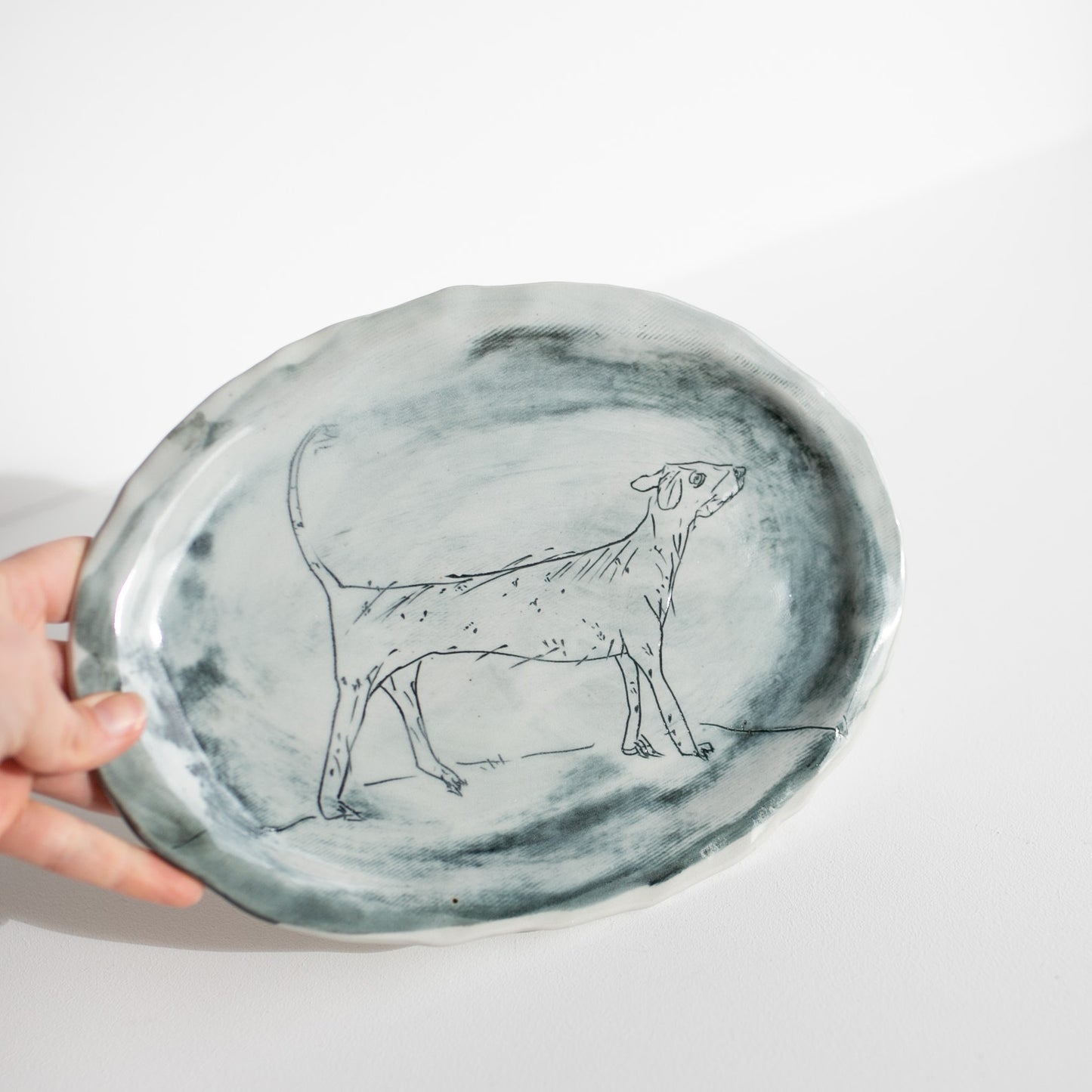 Edward the dog | Animal Friends Plate