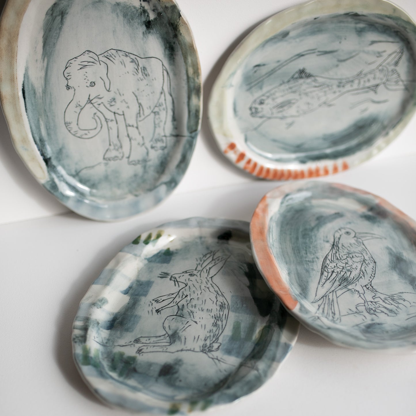 Edward the dog | Animal Friends Plate