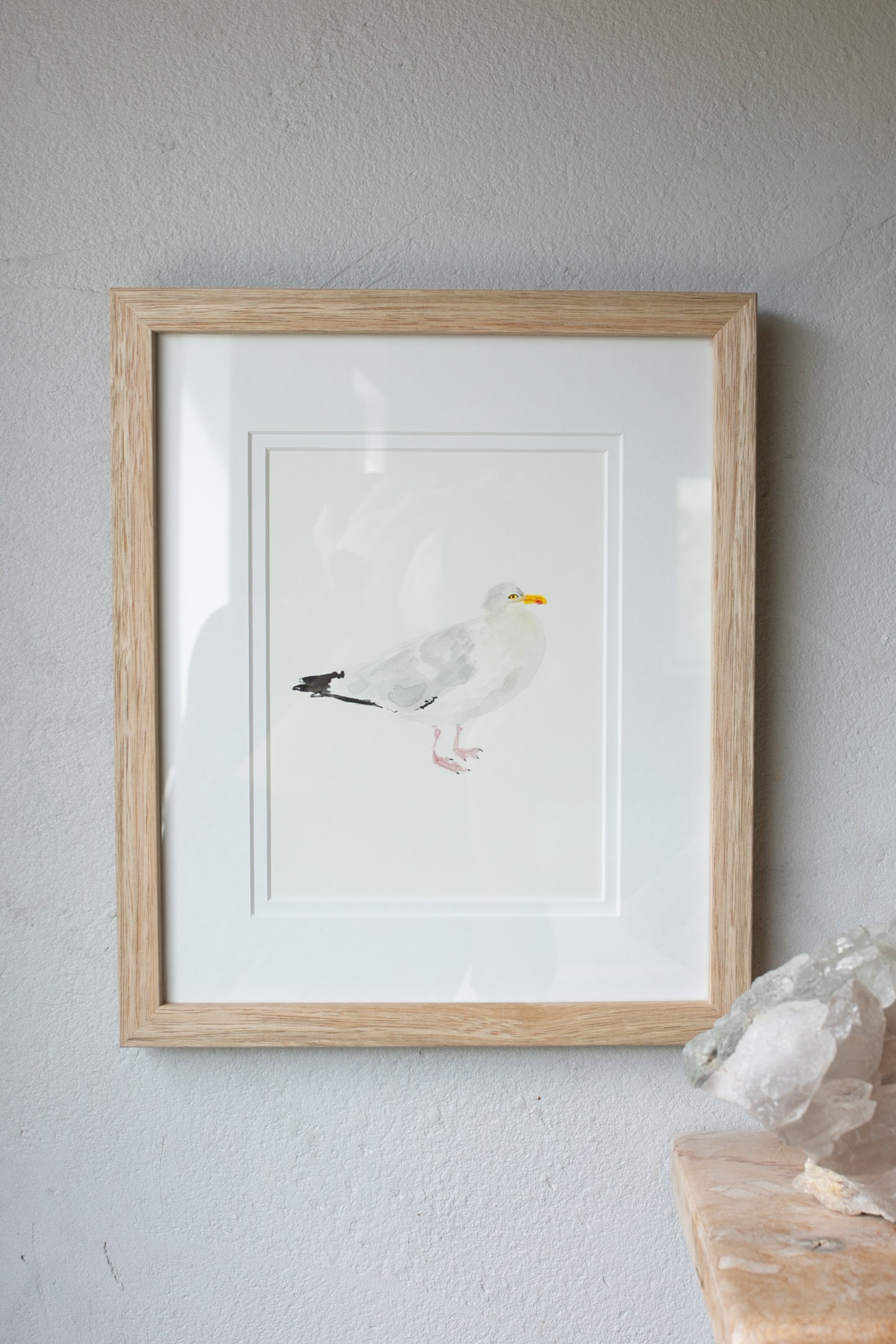 Black swan | Original watercolour | Framed