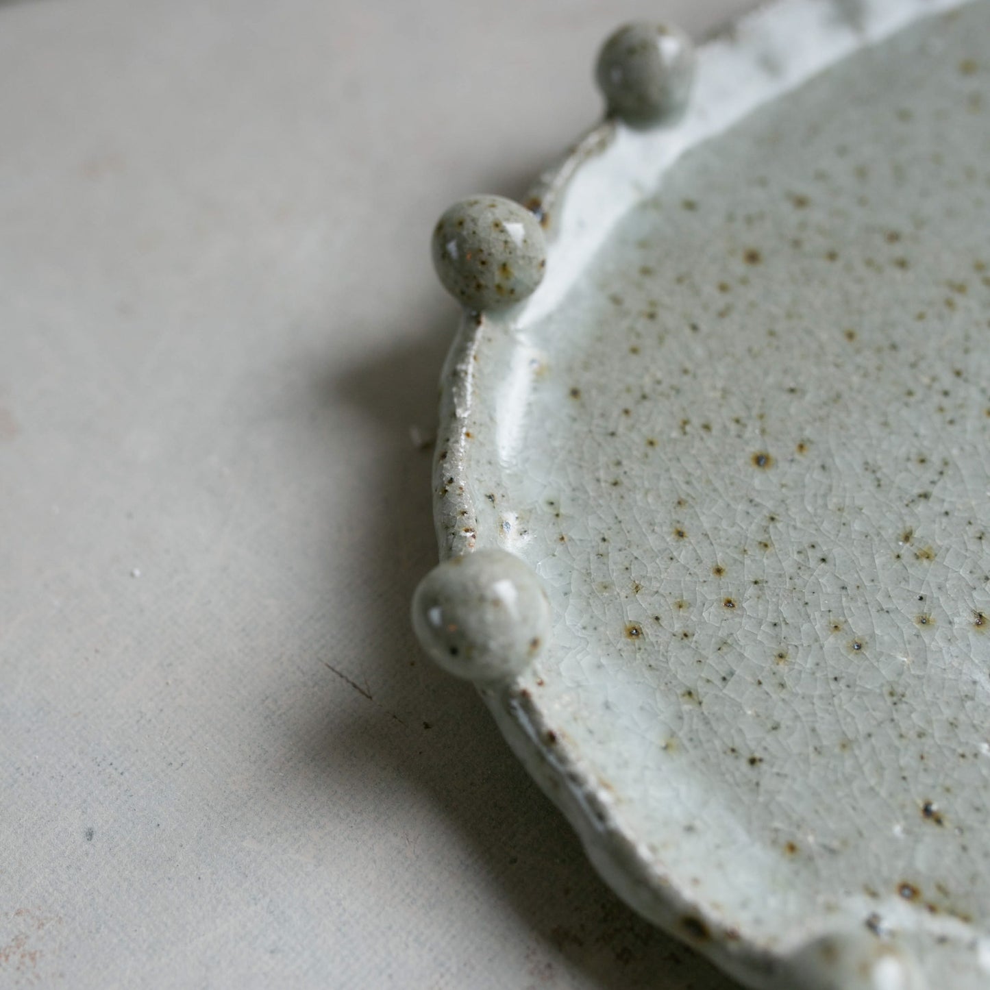 Penny Speckle | Oval Plate