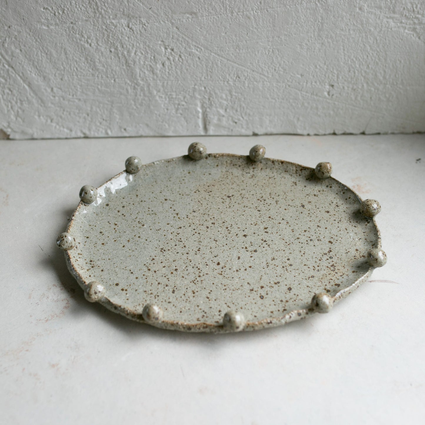 Pepper Berry Speckle | Oval Plate