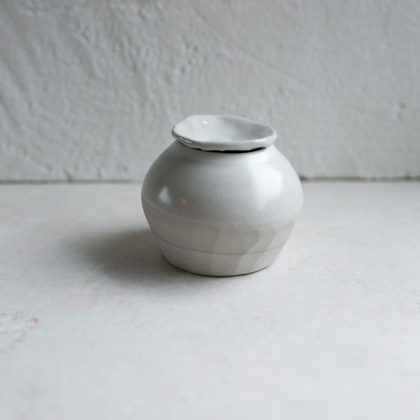 Hot Matte Mustard | Small Mustard Pot