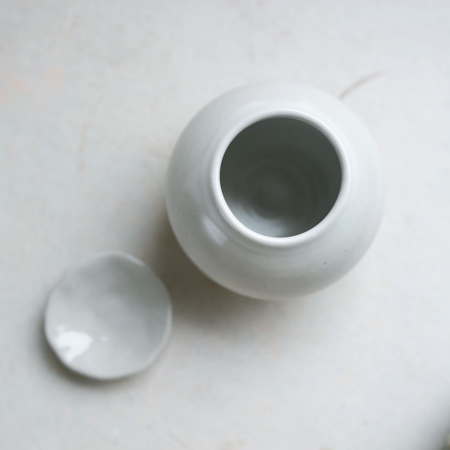 Hot Matte Mustard | Small Mustard Pot
