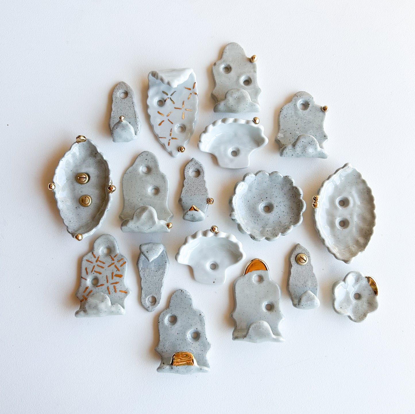 One hook/ handle | Ceramic hardware