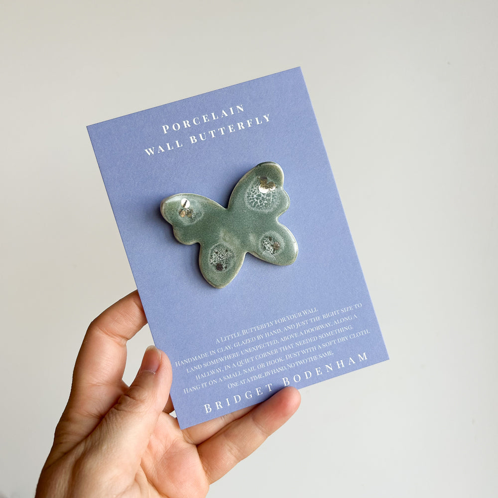 Porcelain butterfly for the wall