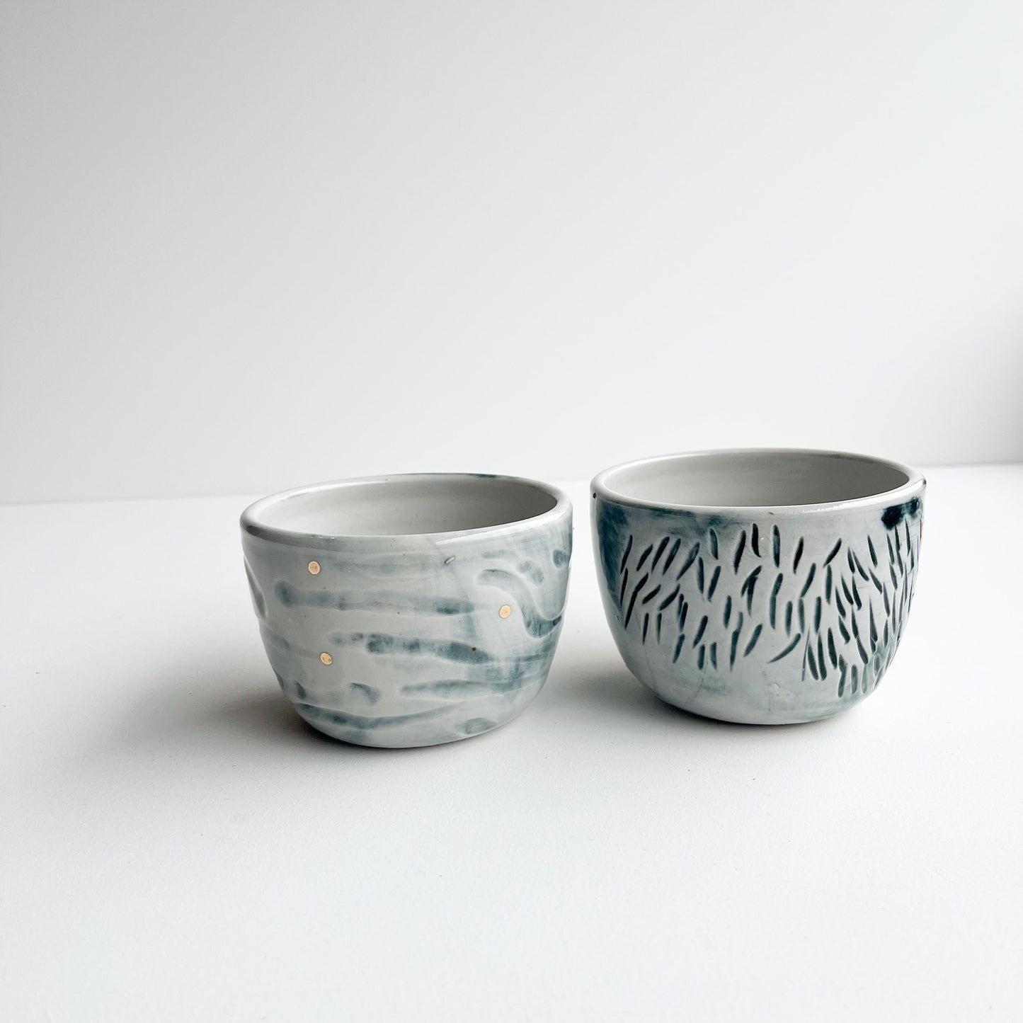 Olivia and Amelia gold cups