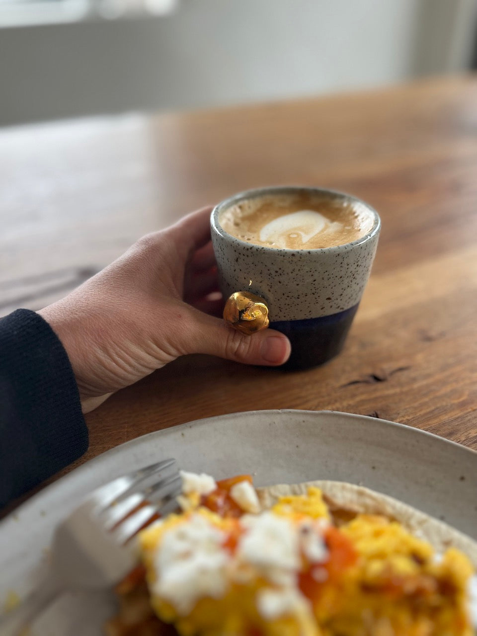 Ivy and Zoe button handle cups