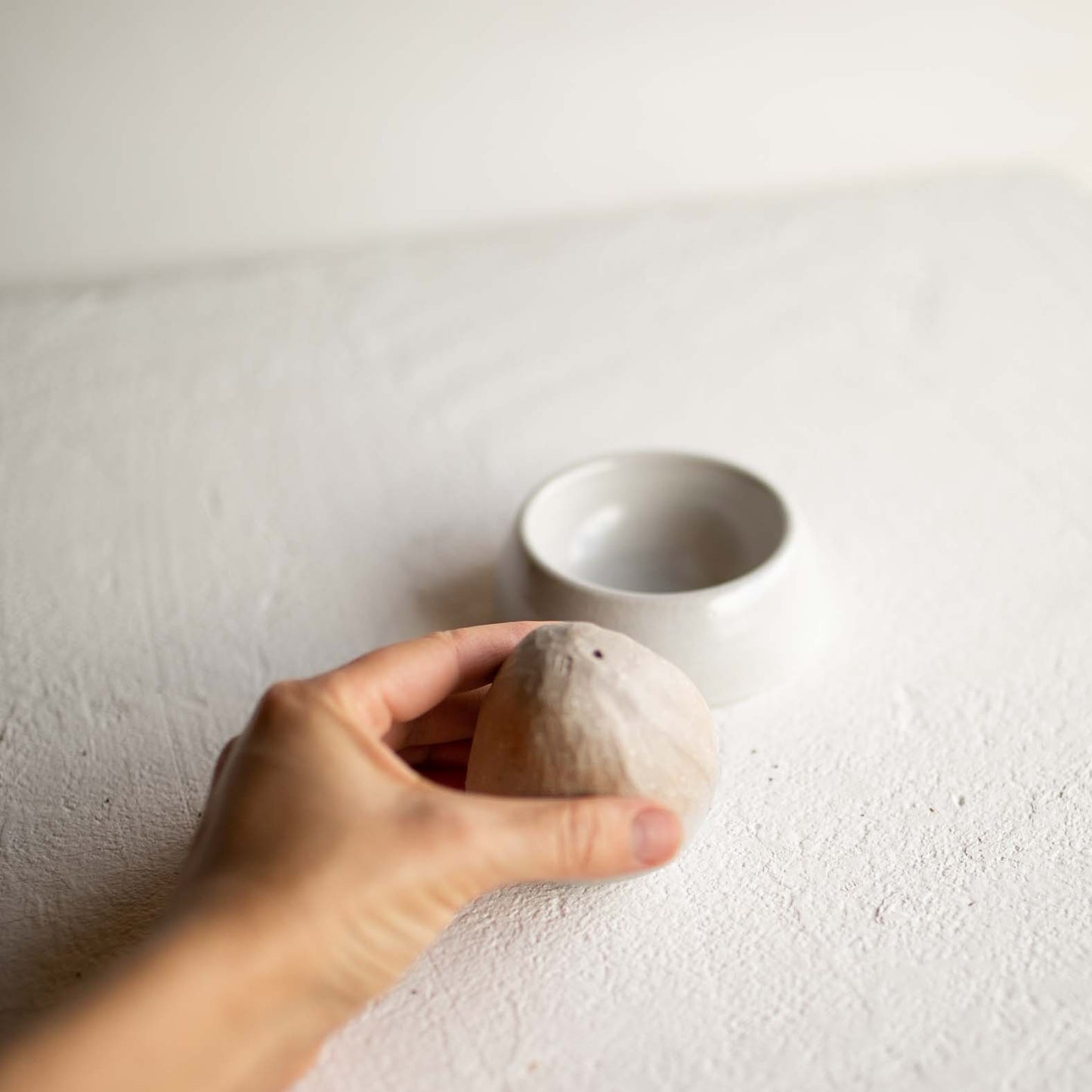 White Pepper Clouds | (Small) Pestle + Mortar