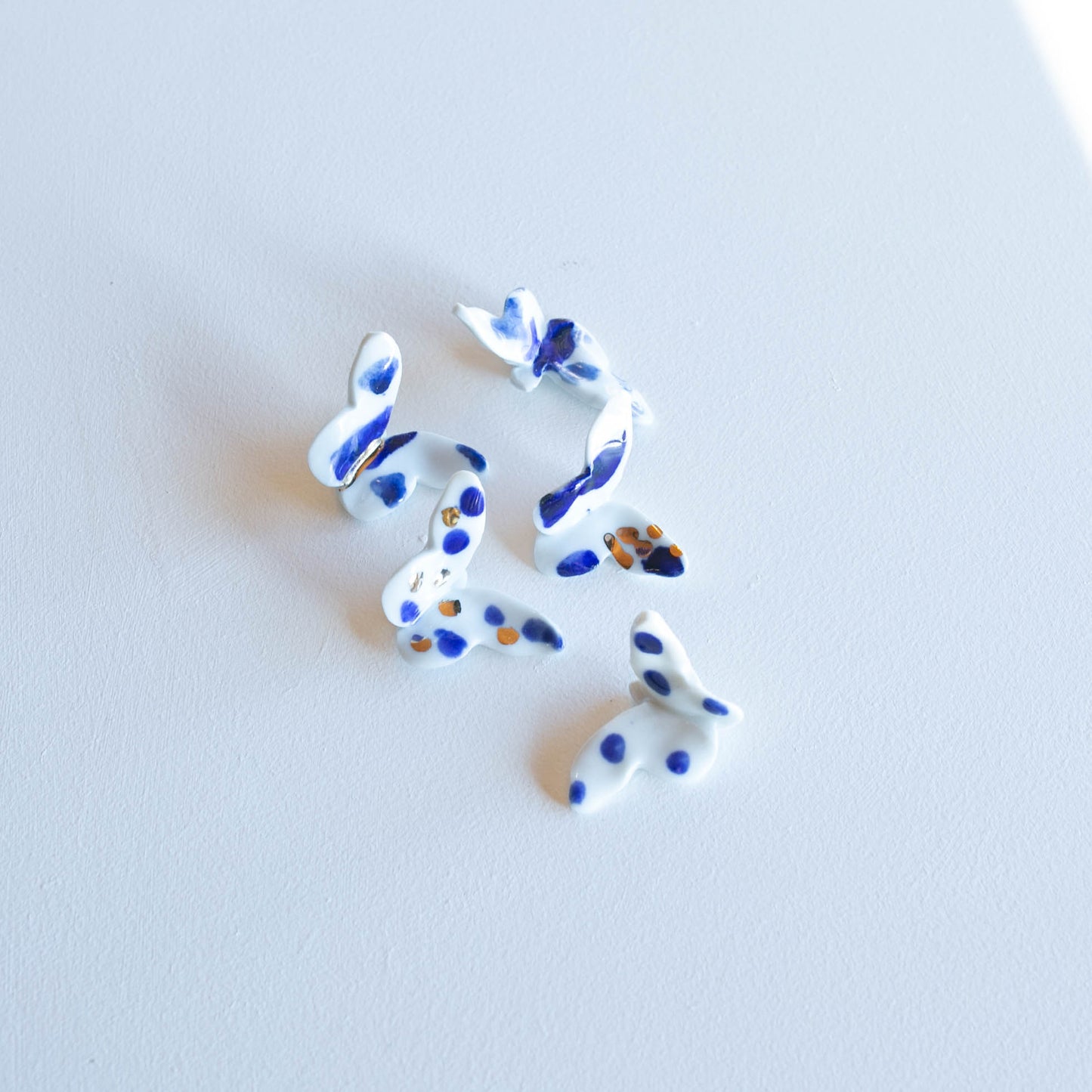 | Porcelain Butterfly set of Five