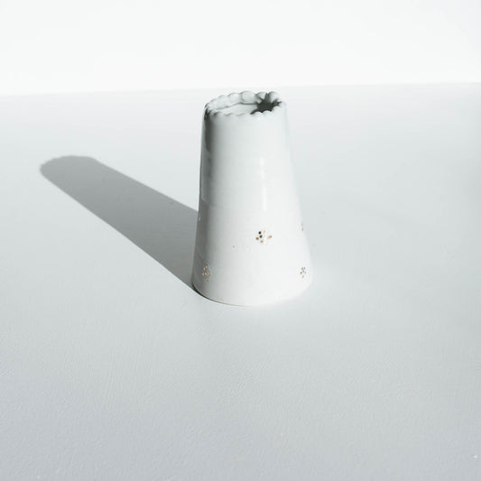 Della | Stoneware vase GOLD