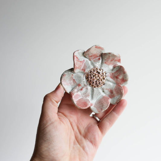 Stoneware Flower for the wall PRE ORDER