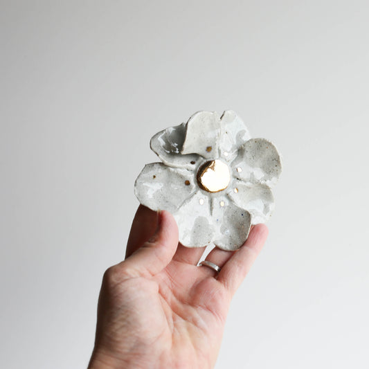 Stoneware Flower for the wall PRE ORDER