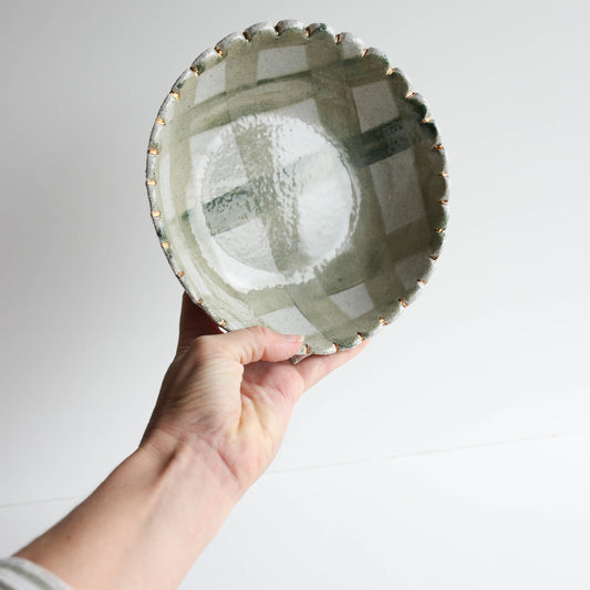 Large Flower Bowl GOLD