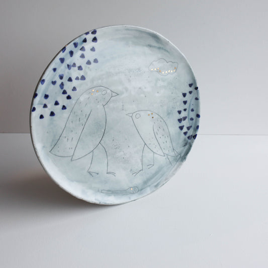 Bruce and Bella the bird | Animal Friends Plate