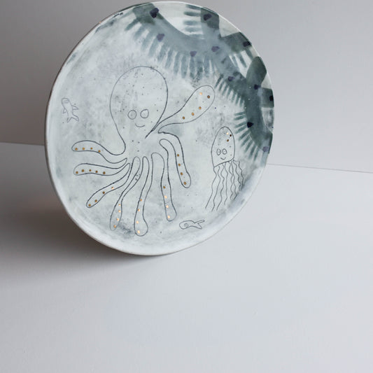 Olinda the octopus and Juliet the Jellyfish | Animal Friends Plate