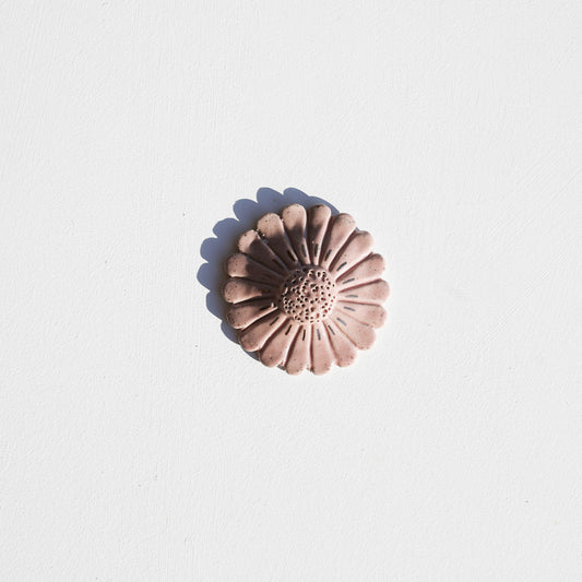Stoneware flower for the wall (GOLD)
