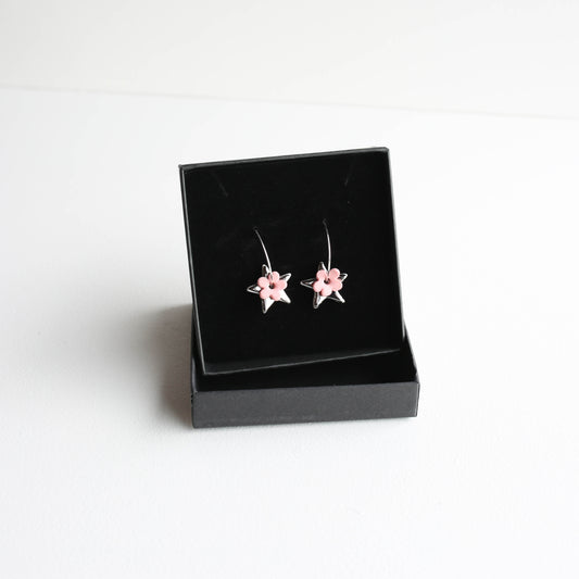 Medium earrings | Porcelain | PLATINUM