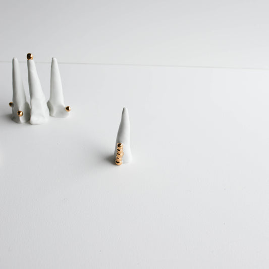 Ring stand | Porcelain | GOLD