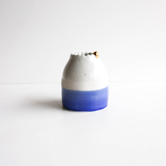 Katrina vase | Stoneware vase GOLD