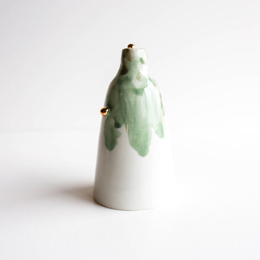 Anna vase | Stoneware vase GOLD