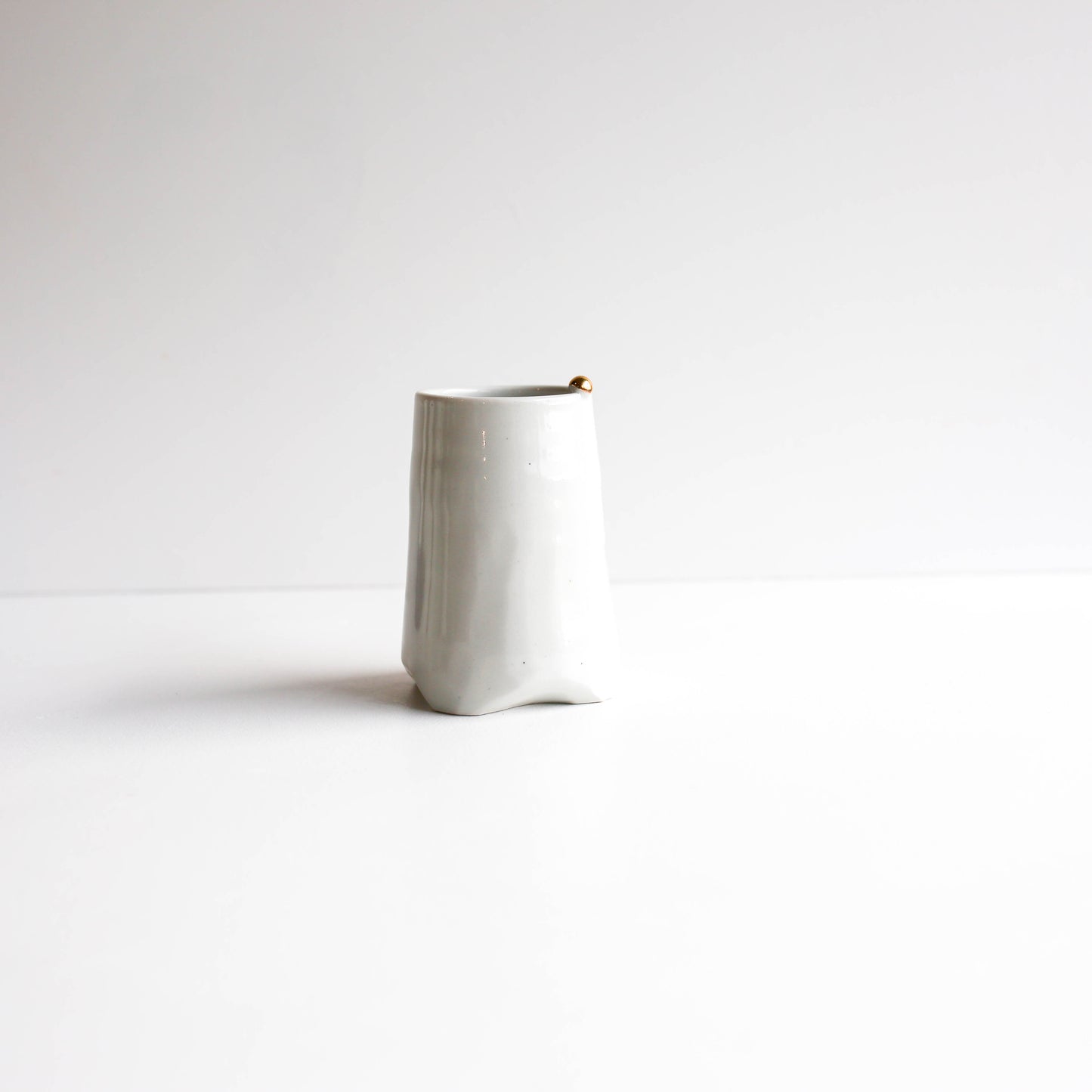 Vase | Stoneware vase GOLD