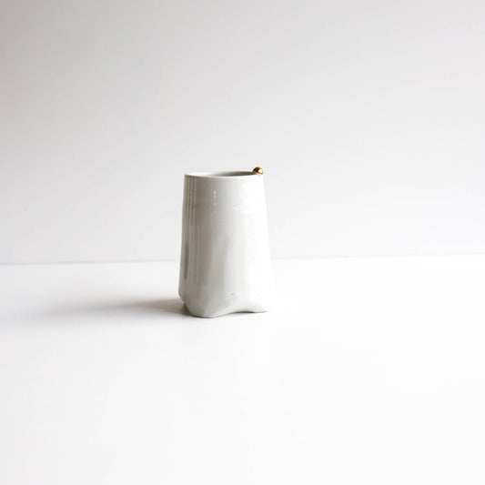 Vase | Stoneware vase GOLD