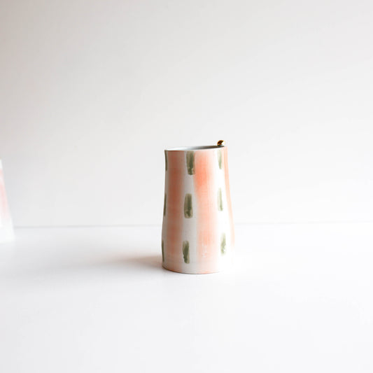 Vase | Stoneware vase GOLD