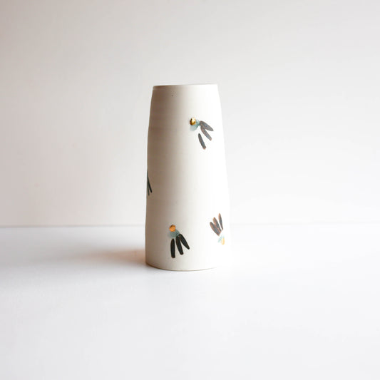 Vase | Stoneware vase GOLD