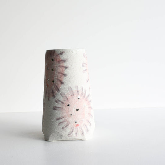 Vase | Stoneware vase PLATINUM