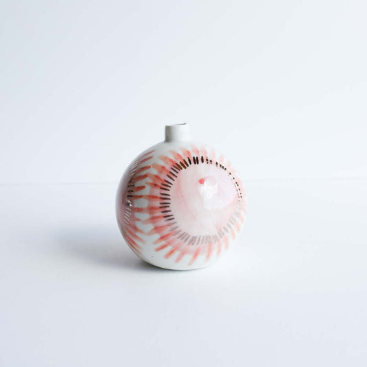 Orb vase | Stoneware vase GOLD