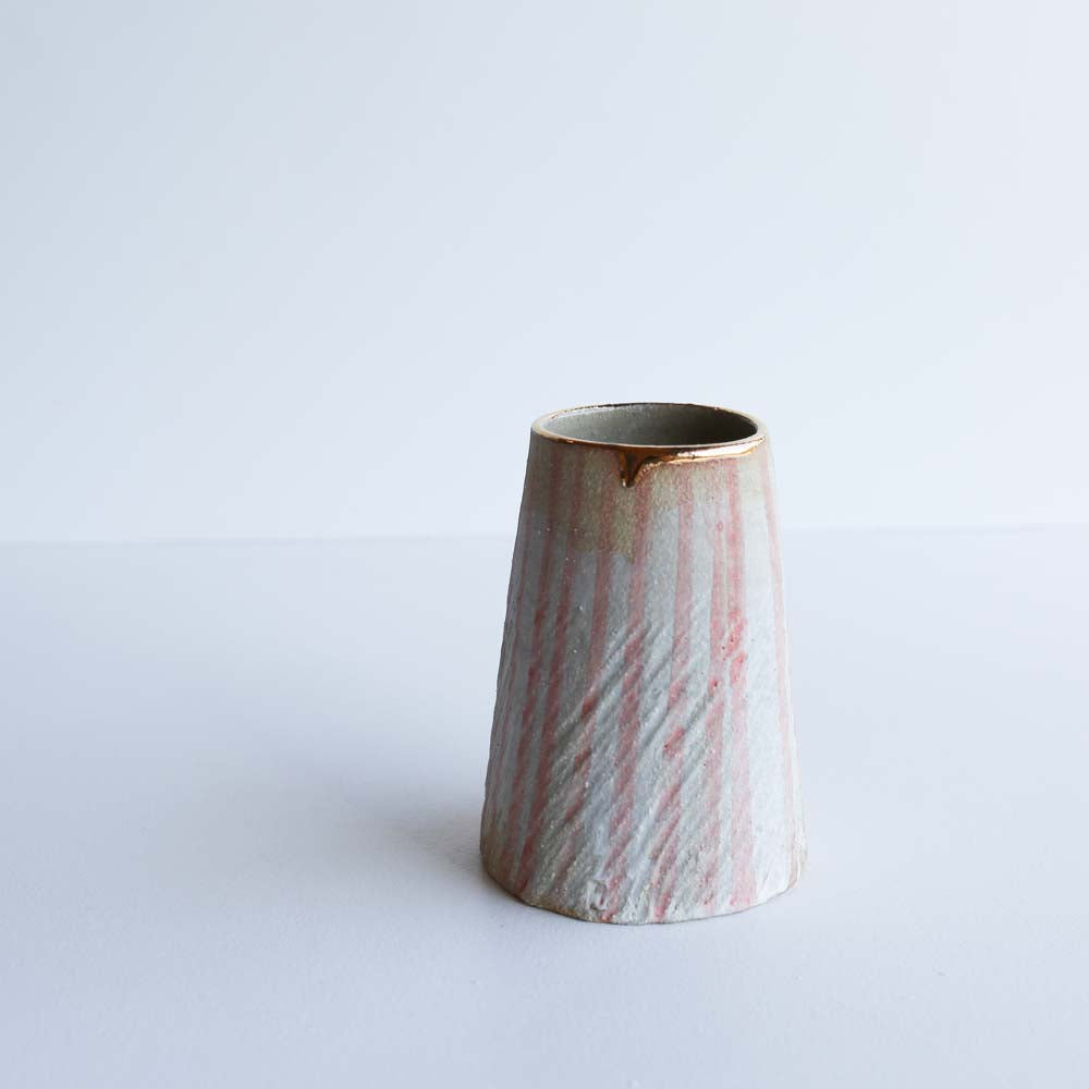 vase | Stoneware vase GOLD