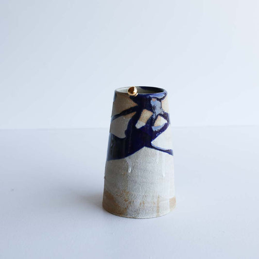 vase | Stoneware vase GOLD