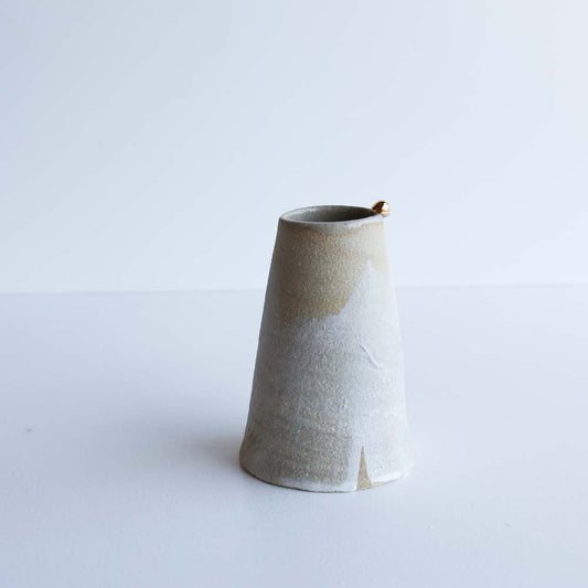 vase | Stoneware vase GOLD