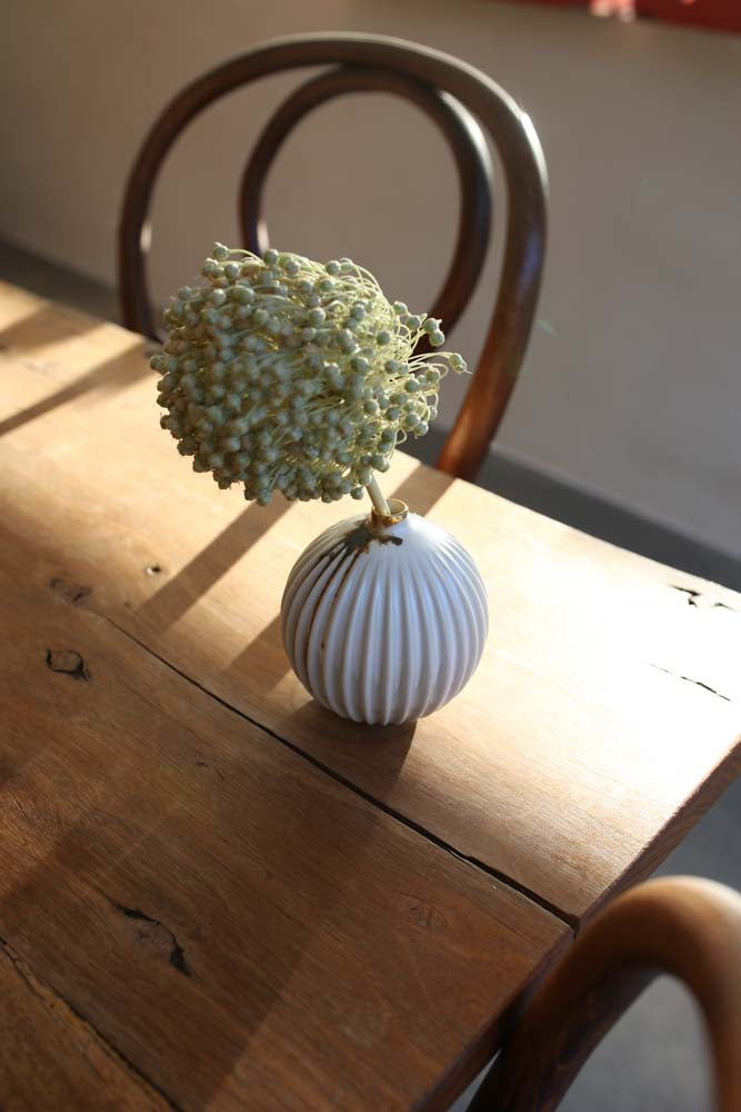 Urchin GOLD vase | Stoneware vase GOLD  |