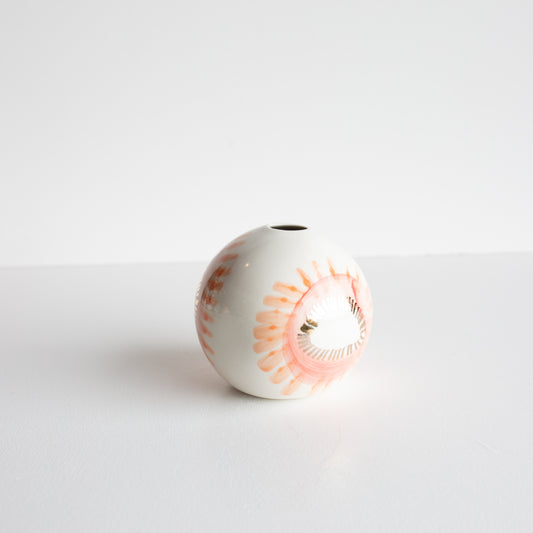 Orb vase | Stoneware vase GOLD