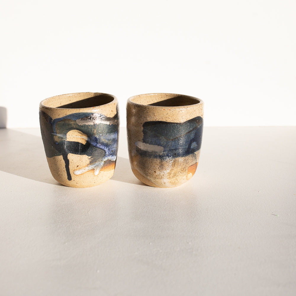 Mountains and rivers Beaker set