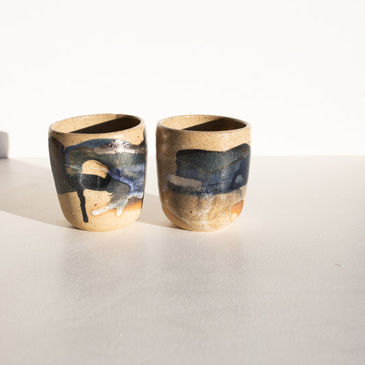Mountains and rivers Beaker set
