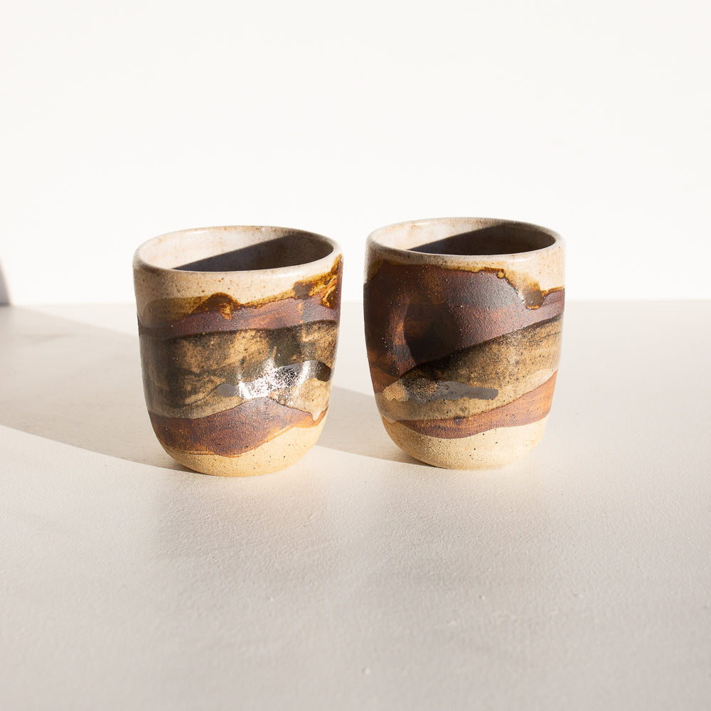 Mountains and rivers Beaker set